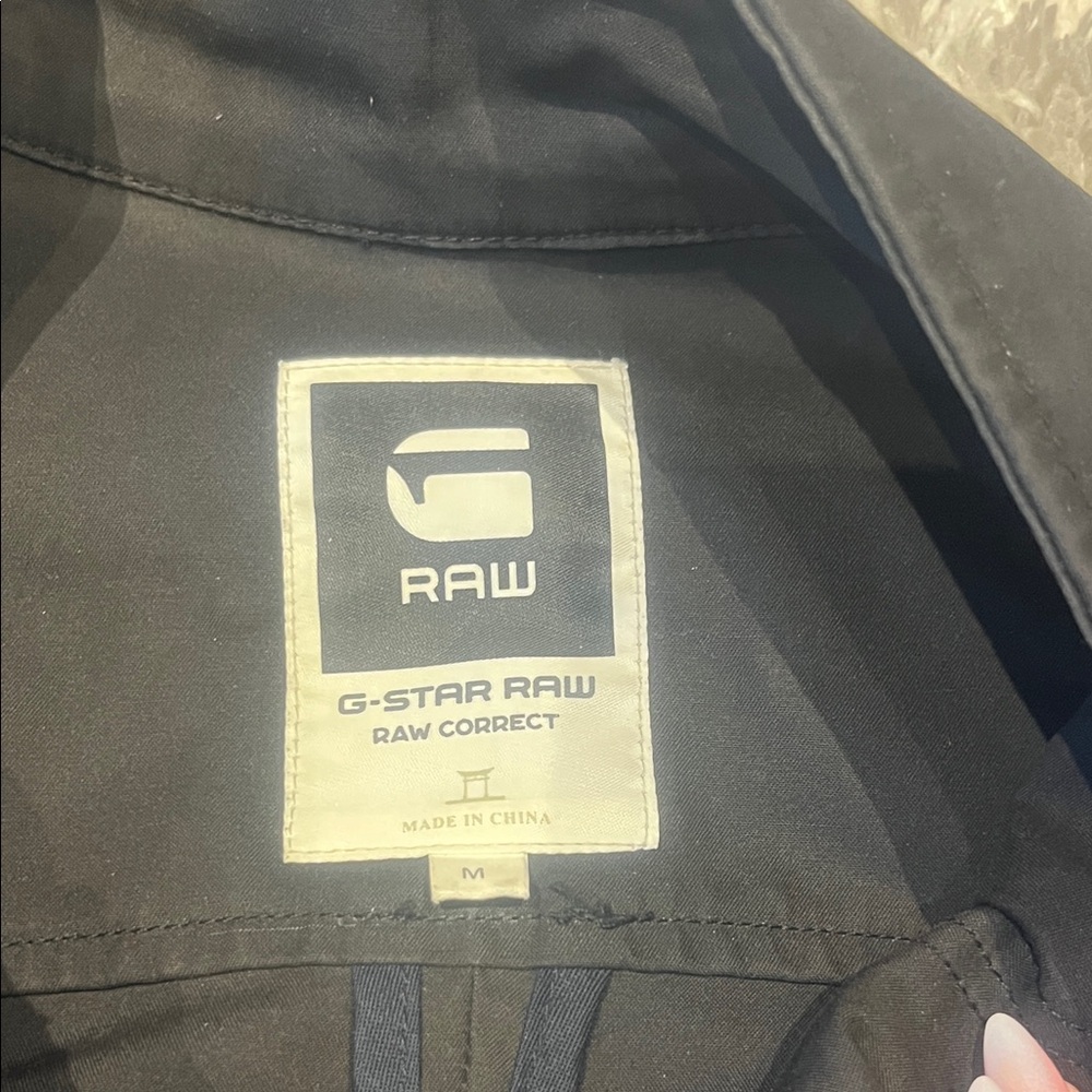 G-STAR BLACK UTILITY JACKET
